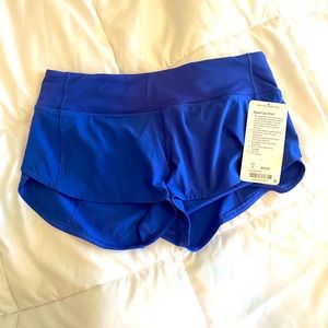 NWT Lululemon Speed Shorts